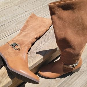 Anne Klein iFlex Leather Boots - 9 1/2